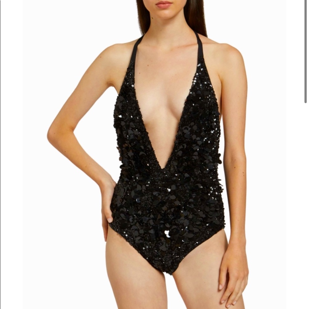 Angelys Balek Sequin Bodysuit